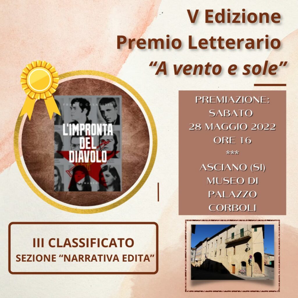 Ancora un premio per “L’impronta del diavolo”
